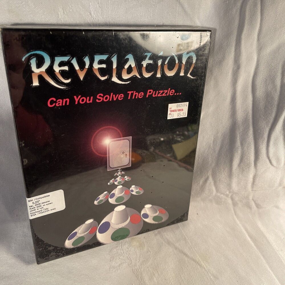 Revelation new PC Game 3.5" disk Microleague Interactive Software Sealed